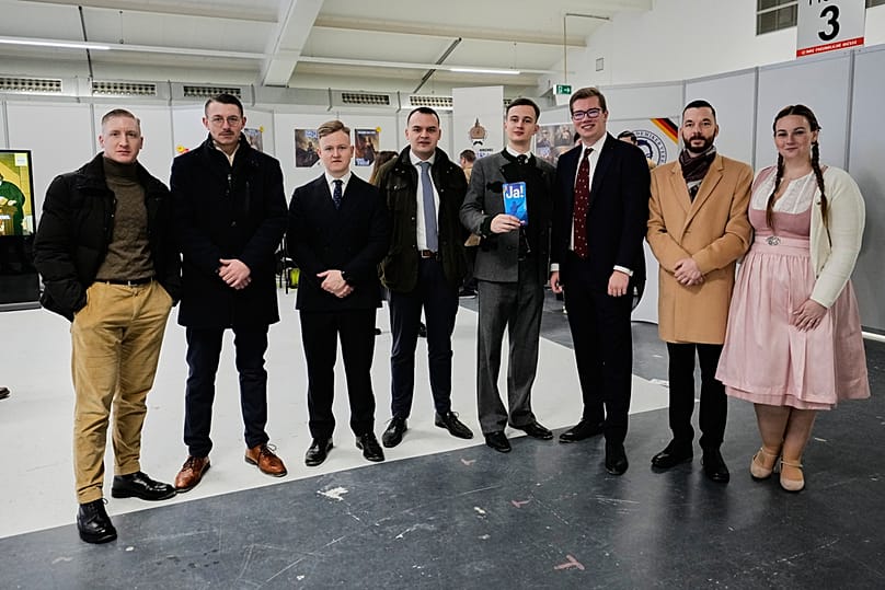 Delegados jovens altamente cotados da AfD unem-se no início da refundação da organização juvenil da AfD em Giessen.