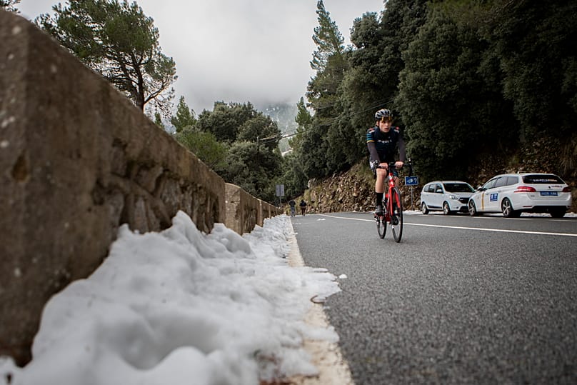 Weißer Winter statt Sonne - In den letzten Jahren war die Urlaubsinsel im Winter immer wieder mit Schnee bedeckt