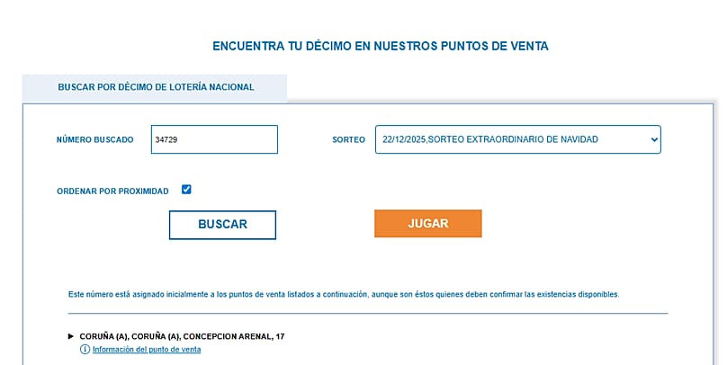 Локатор лотерейных офисов и точек продаж по номеру