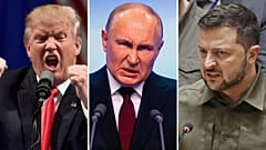Trump, Putyin és Zelenszkij