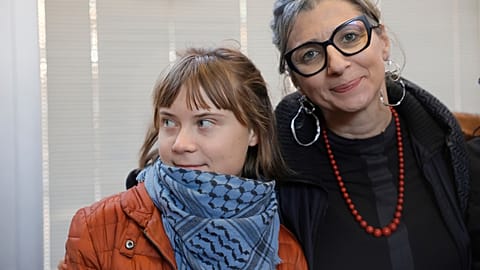 Global mobilisation in solidarity with Palestine: Thunberg and Albanese lead march in Rome