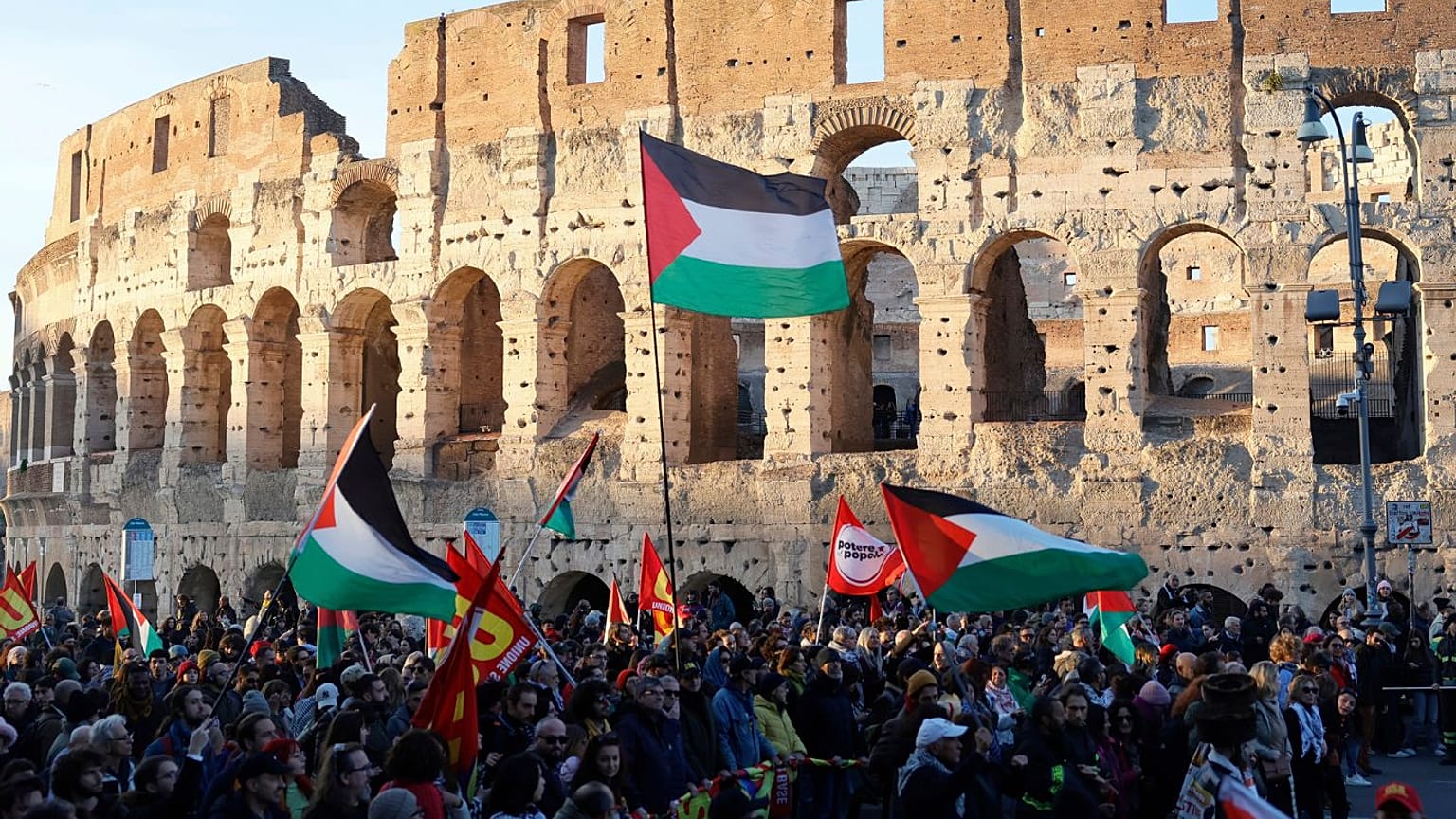 تظاهرات حمایت از فلسطین در ایتالیا