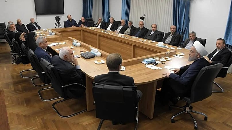 دیدار روحانی با وزرای پیشین