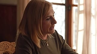 Salomé Pradas, en un momento de la entrevista