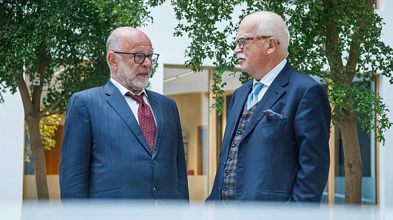 Dr. Gabriel Lansky und Peter Gauweiler in Berlin, 01.12.2025