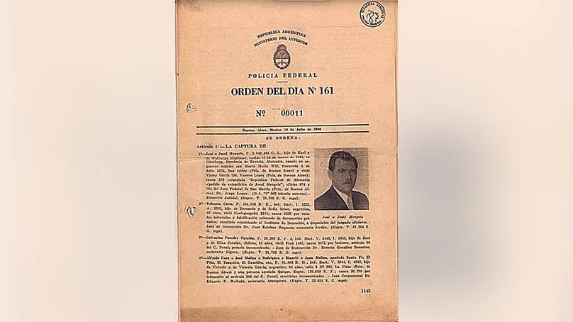 Mengele elkésett elfogatóparancsa, 1960