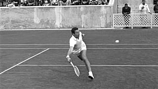 Pietrangeli al Torneo Internazionale di Tennis di Roma, maggio 1966