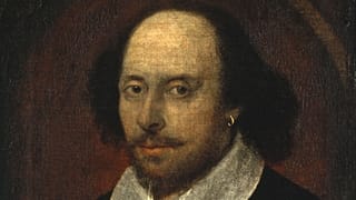 The Chandos portrait, likely depicting Shakespeare, c. 1611