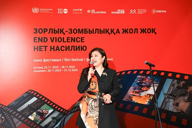 The launch of the global 16 Days of Activism Against Gender-Based Violence campaign in Astana on Nov. 25
