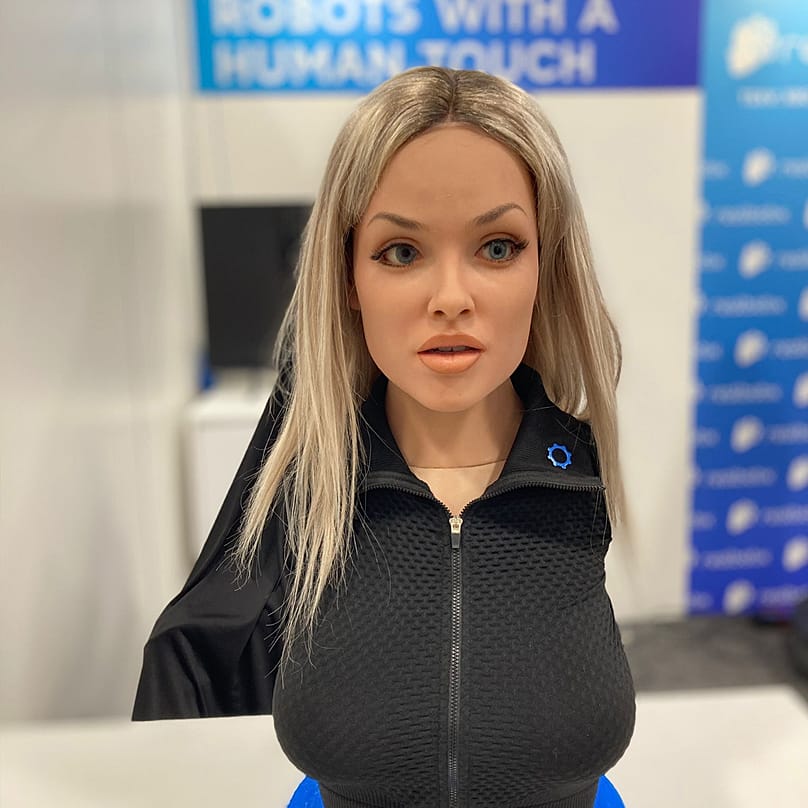 A Realbotix humanoid robot