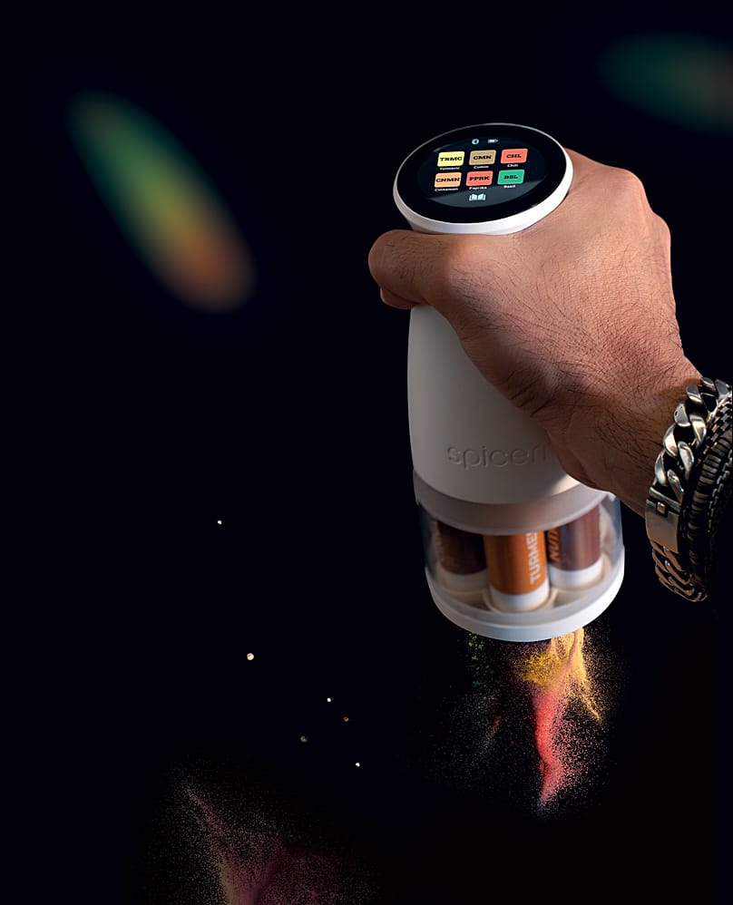 The "first ever AI-powered spice dispenser" 