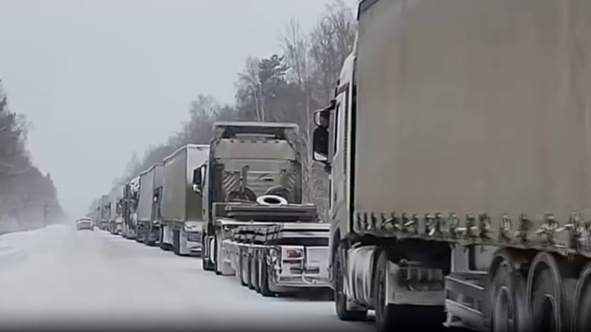 Trans-Siberian Highway paralysed by 85-kilometre traffic jam