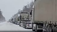Trans-Siberian Highway paralysed by 50-mile traffic jam leaving drivers stranded overnight