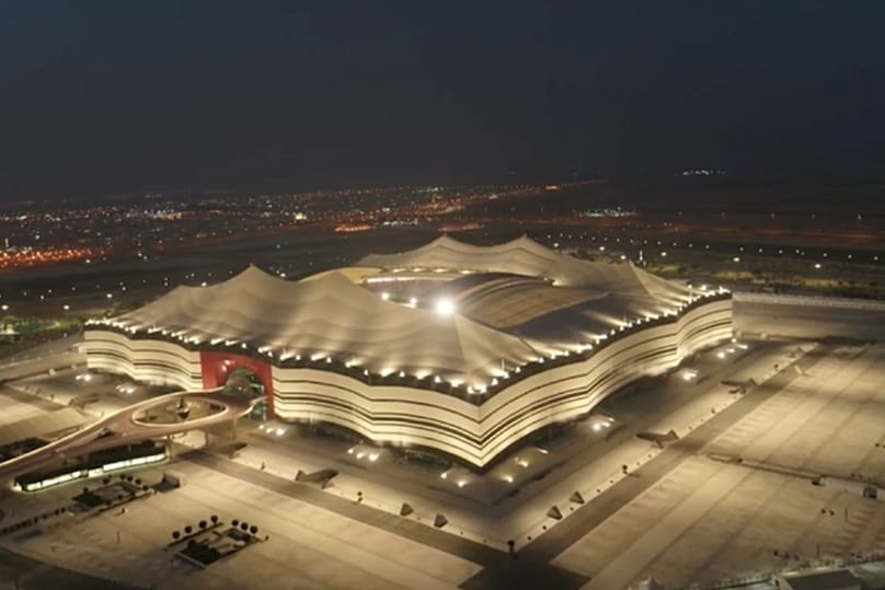 Al Bayt Stadium in Al Khor, one of the six venues hosting matches in the FIFA Arab Cup Qatar 2025.