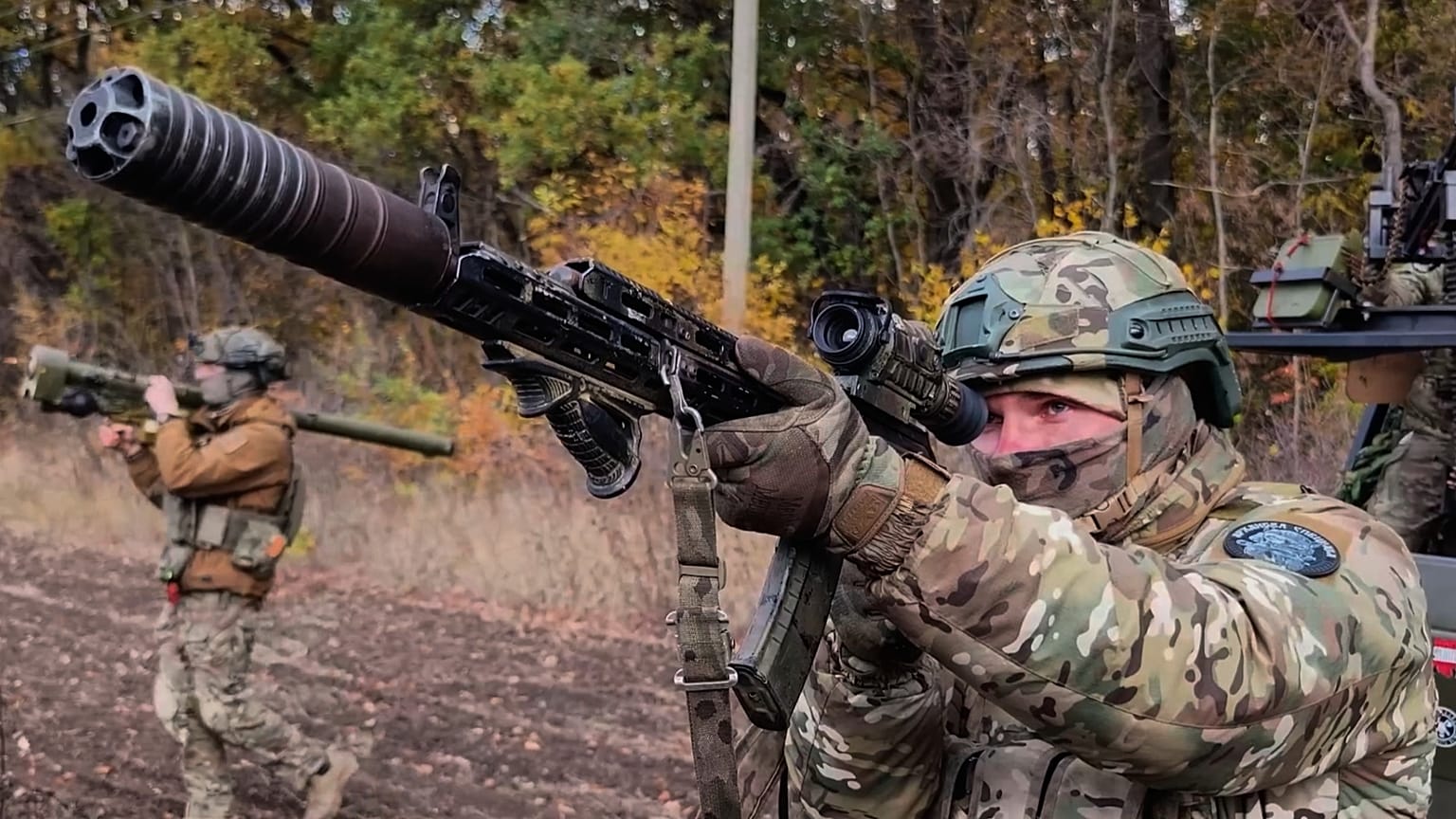 Soldati dell'esercito russo, lunedì 10 novembre 2025.