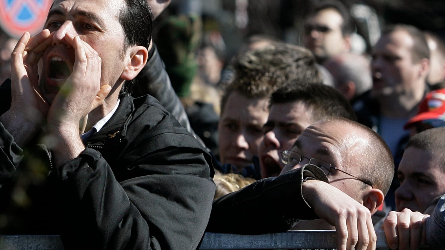 Images d'archives de manifestation à Budapest