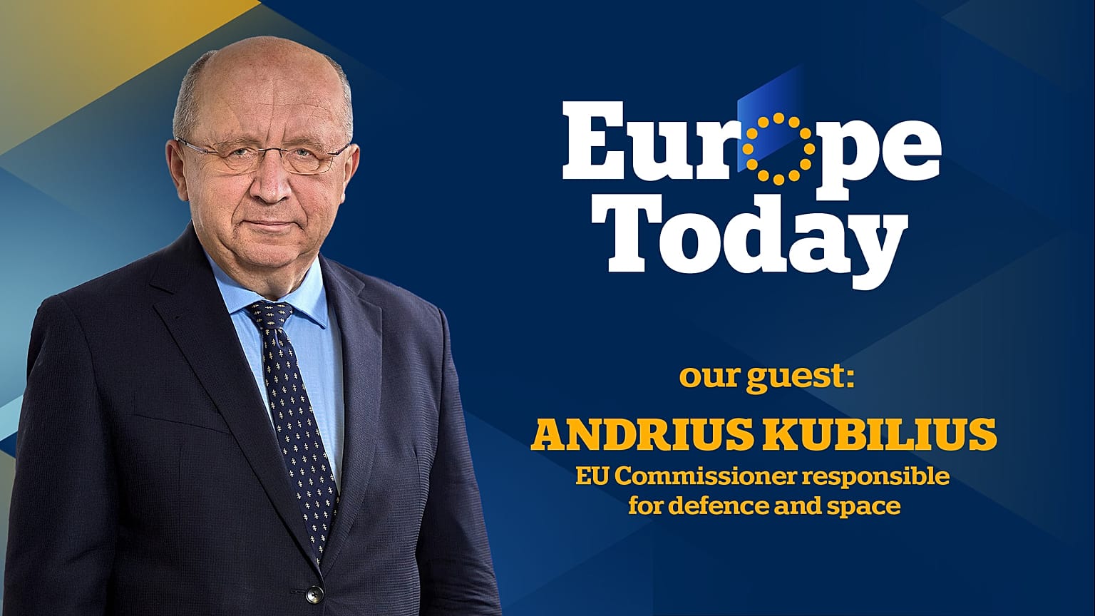 Andrius Kubilius, EU Commissioner responsible for defence and space