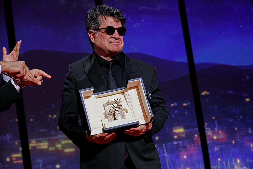 Jafar Panahi accepts the Palme d'Or for the film 'It Was Just an Accident' - 24 May 2025