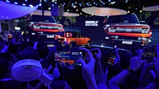 A Geely standja az áprilisi sanghaji autókiállításon