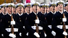 Soldaten der polnischen Marine. 