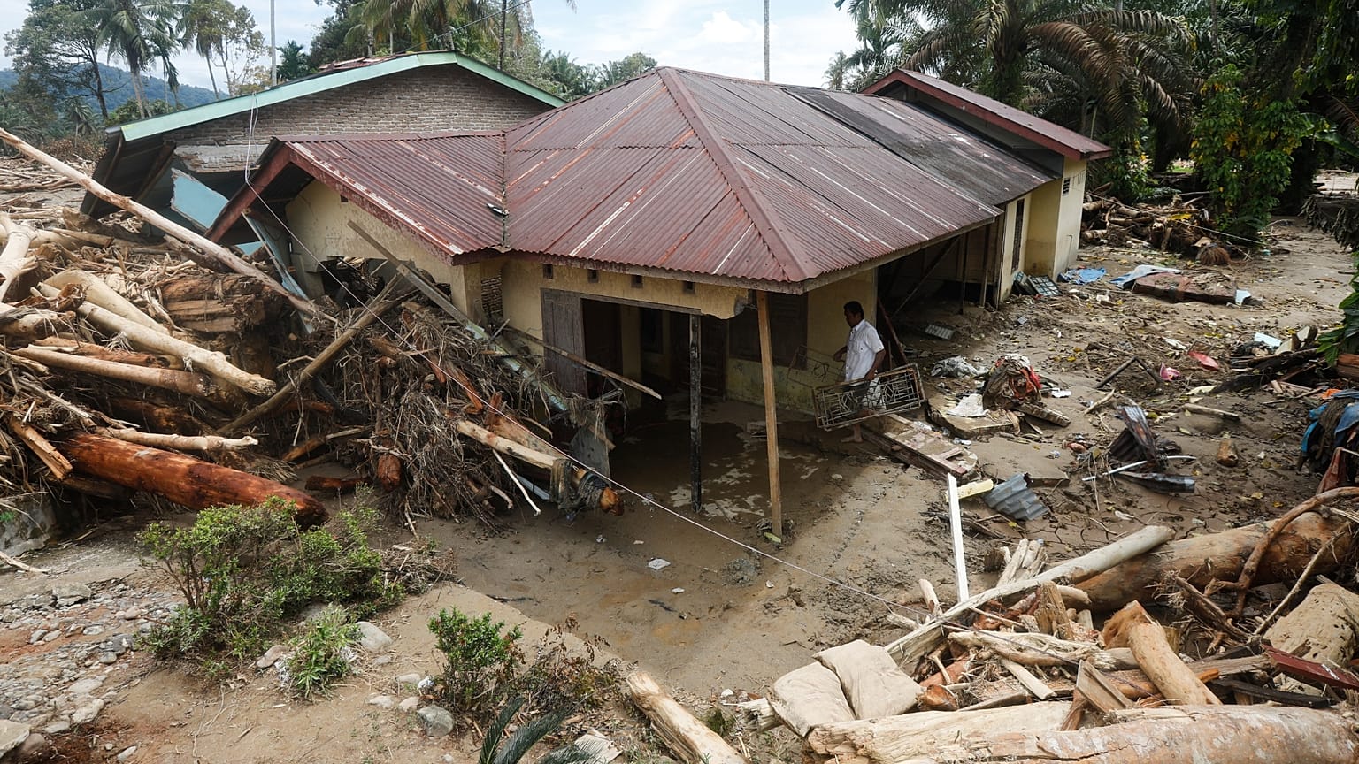  Batang Toru, Észak-Szumátra, Indonézia, 2025. december 3. 