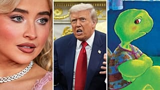 Sabrina Carpenter and Franklin the Turtle hit out at Trump administration 
