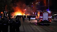 Une manifestation à Sofia en Bulgarie