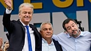 Wilders, Orbán, és Salvini a Patrióták egy korai rendezvényén