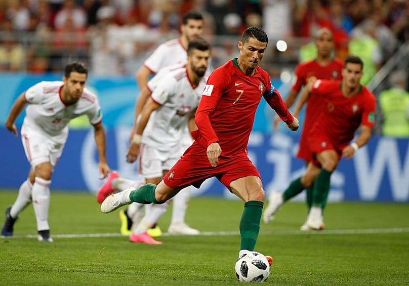 پنالتی کریستیانو رونالدو به تیم ایران در جام جهانی ۲۰۱۸