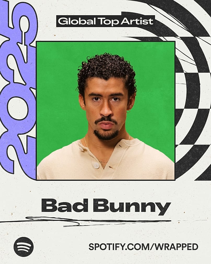 Global Top Artist 2025: Bad Bunny