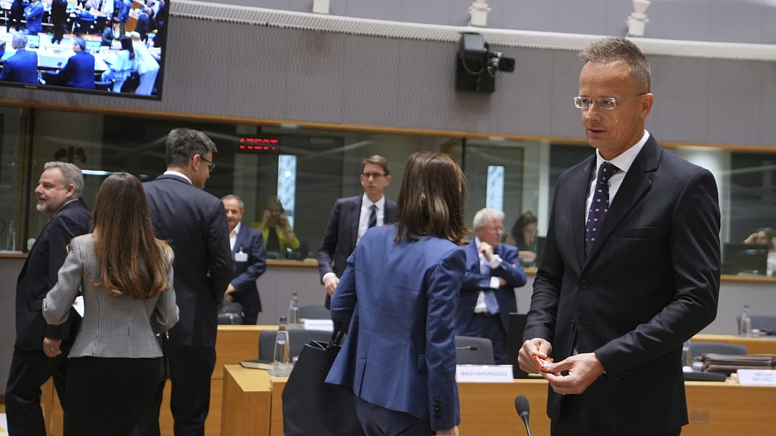 Szijjártó Péter az EU külügyminisztereinek júniusi, brüsszeli találkozóján