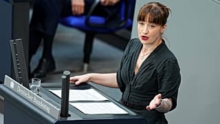 Heidi Reichinnek, Fraktionsvorsitzende der Partei Die Linke, am Mittwoch, dem 14. Mai 2025.