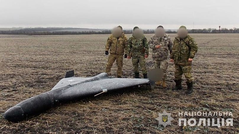 یک فروند شاهد ۱۳۶ سقوط کرده در اوکراین