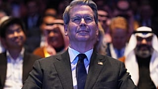 ABD Hazine Bakanı Scott Bessent, Kennedy Center'da düzenlenen 'Suudi Arabistan - ABD Yatırım Forumu'nda, 19 Kasım 2025