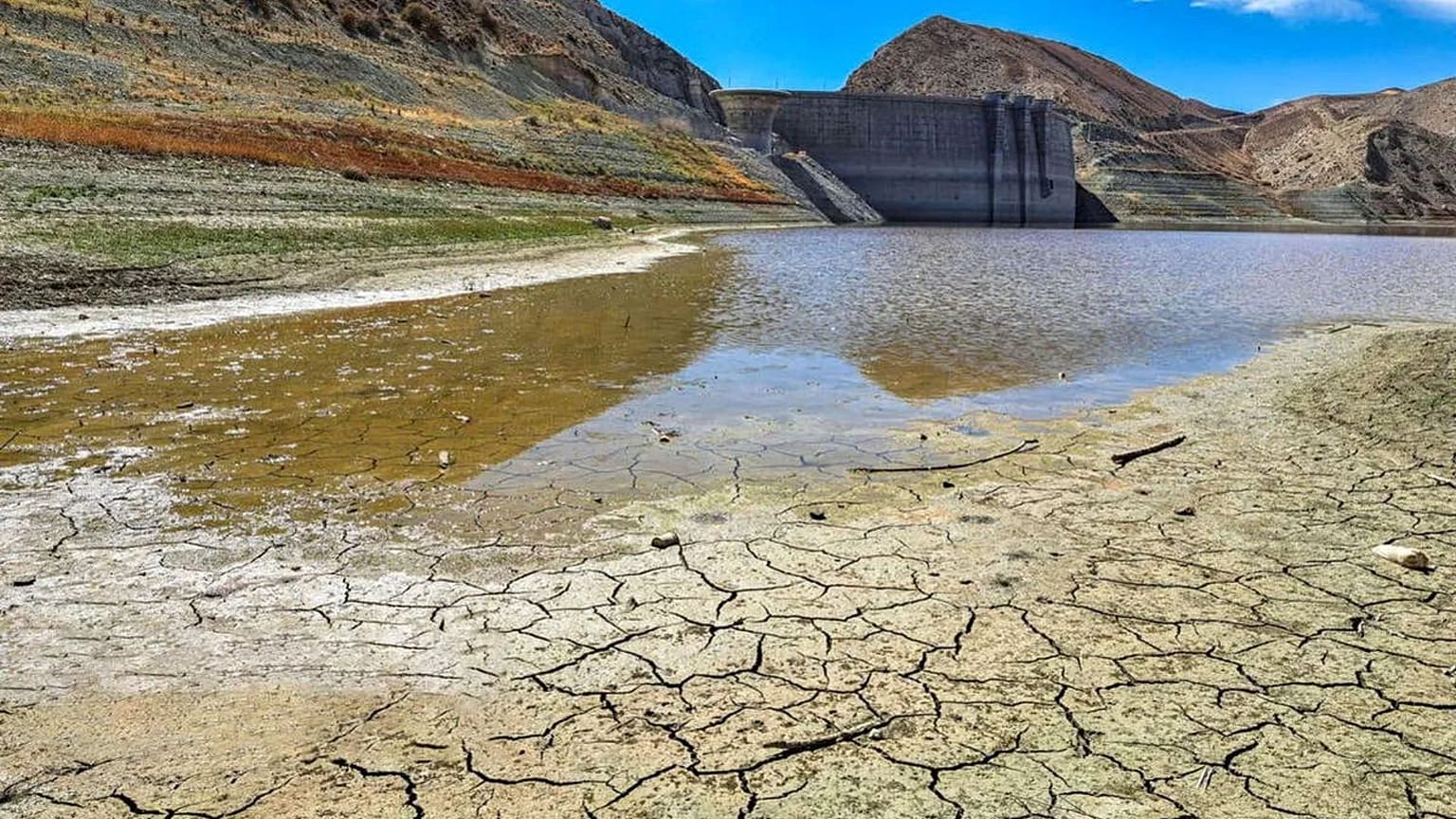 وضعیت یکی از سد‌های تهران