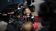 Federica Mogherini 2019-ben, még külügyi főképviselőként nyilatkozik a sajtónak
