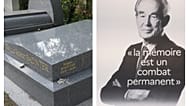 La tombe de l'ancien ministre de la Justice Robert Badinter, à Bagneux en France. 