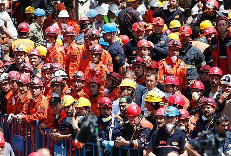Soma maden faciası, Manisa, 15 Mayıs 2014.
