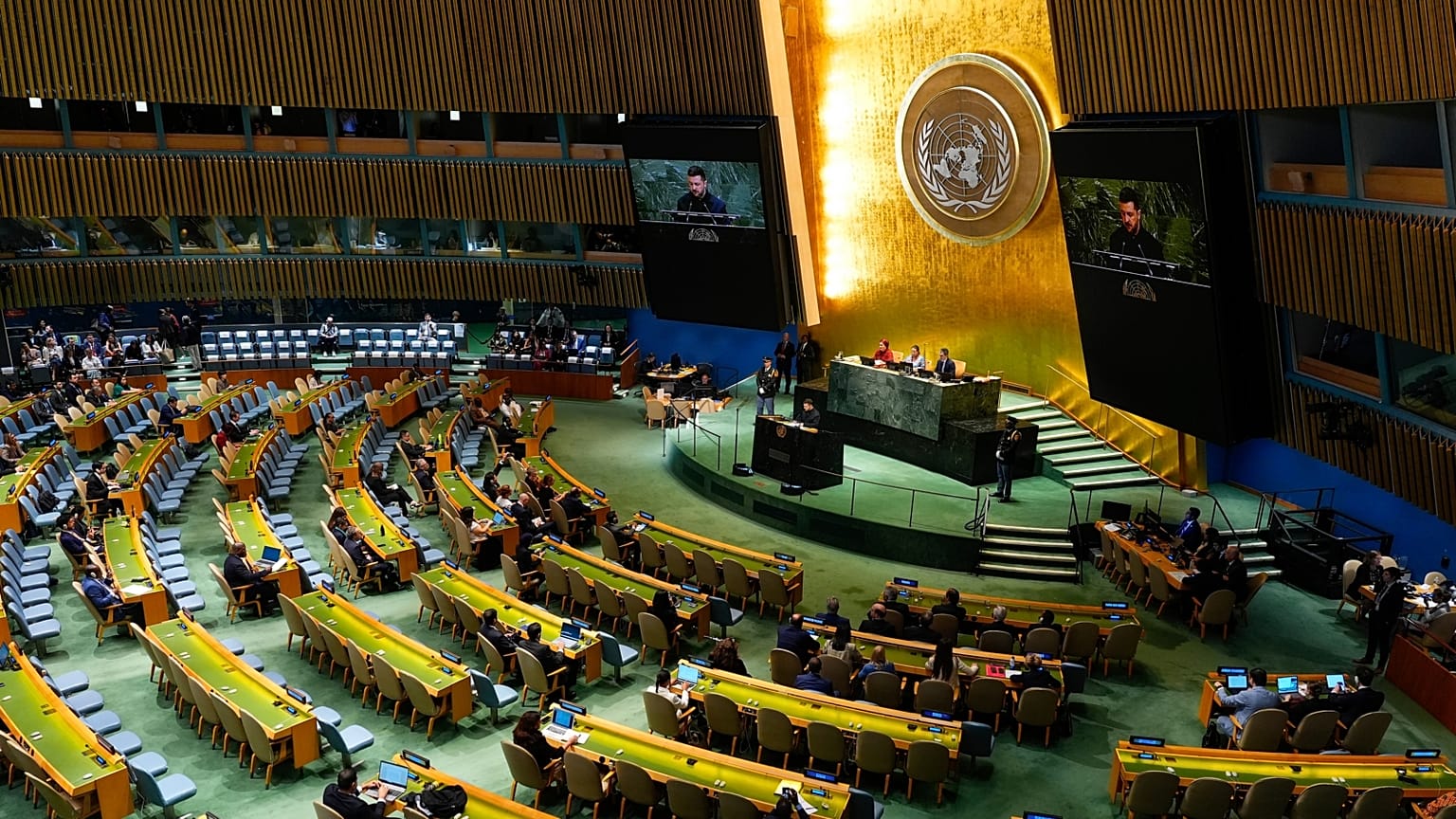 Szeptember végén Zelenszkij ukrán elnök is felszólalt az ENSZ Közgyűlésén