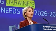 Ursula von der Leyen, çarşamba günü önerdiği tazminat kredisi ile ilgili sunum yaptı / 3 Aralık 2025