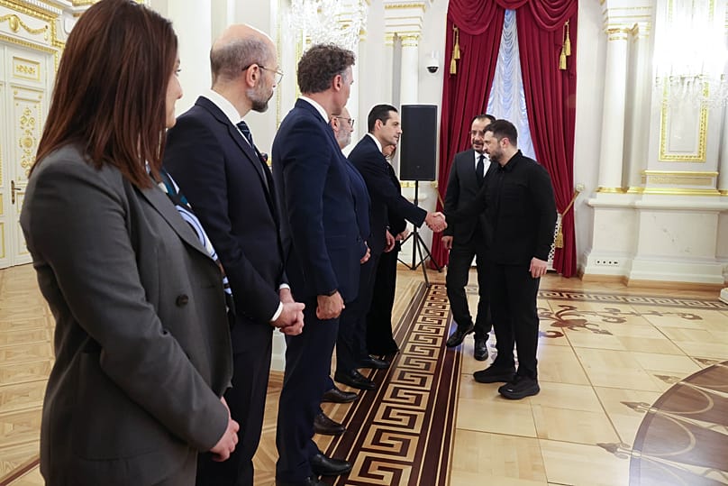 Συνάντηση Ζελένσκι - Χριστοδουλίδη στο Κίεβο