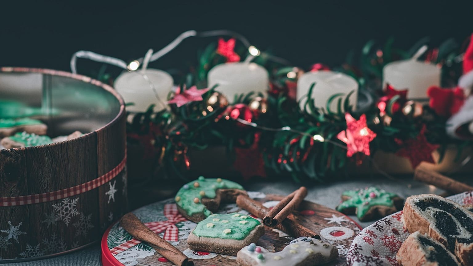Imagen de dulces navideños.