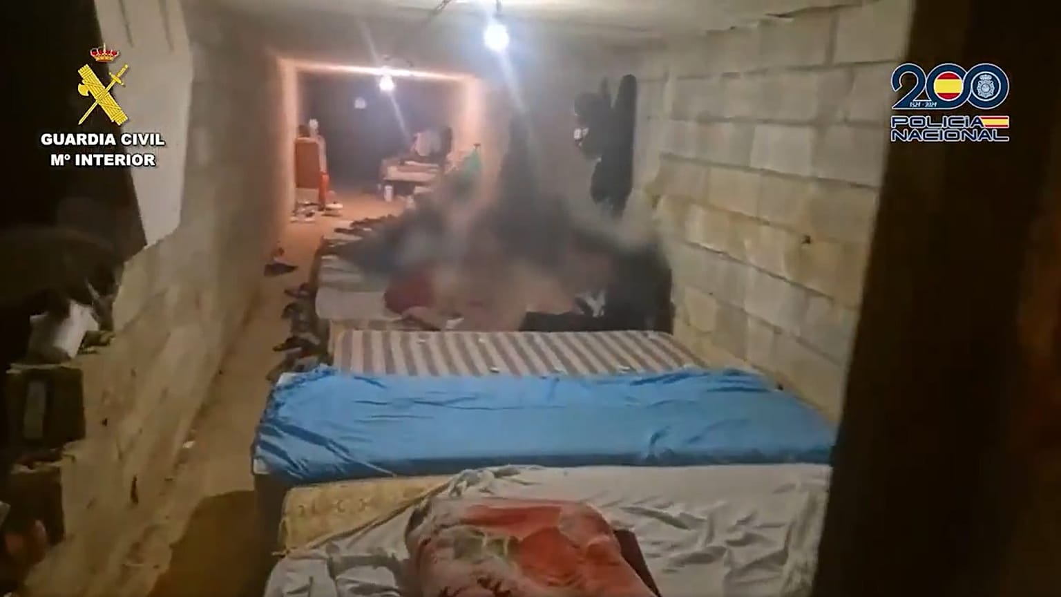 Captura de pantalla de las imágenes difundidas por la Policía Nacional en X. 