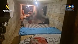 Captura de pantalla de las imágenes difundidas por la Policía Nacional en X. 