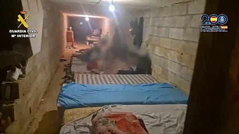 Скриншот изображений, опубликованных Национальной полицией в Х. 