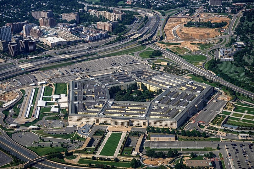 The Pentagon in Washington, 27 August, 2023