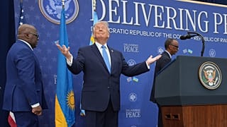 Trump praises leaders of Rwanda and DR Congo as they sign a peace deal