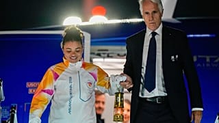 Chegada da chama olímpica a Itália