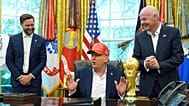 President Donald Trump and FIFA President Gianni Infantino