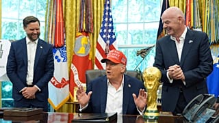 President Donald Trump and FIFA President Gianni Infantino